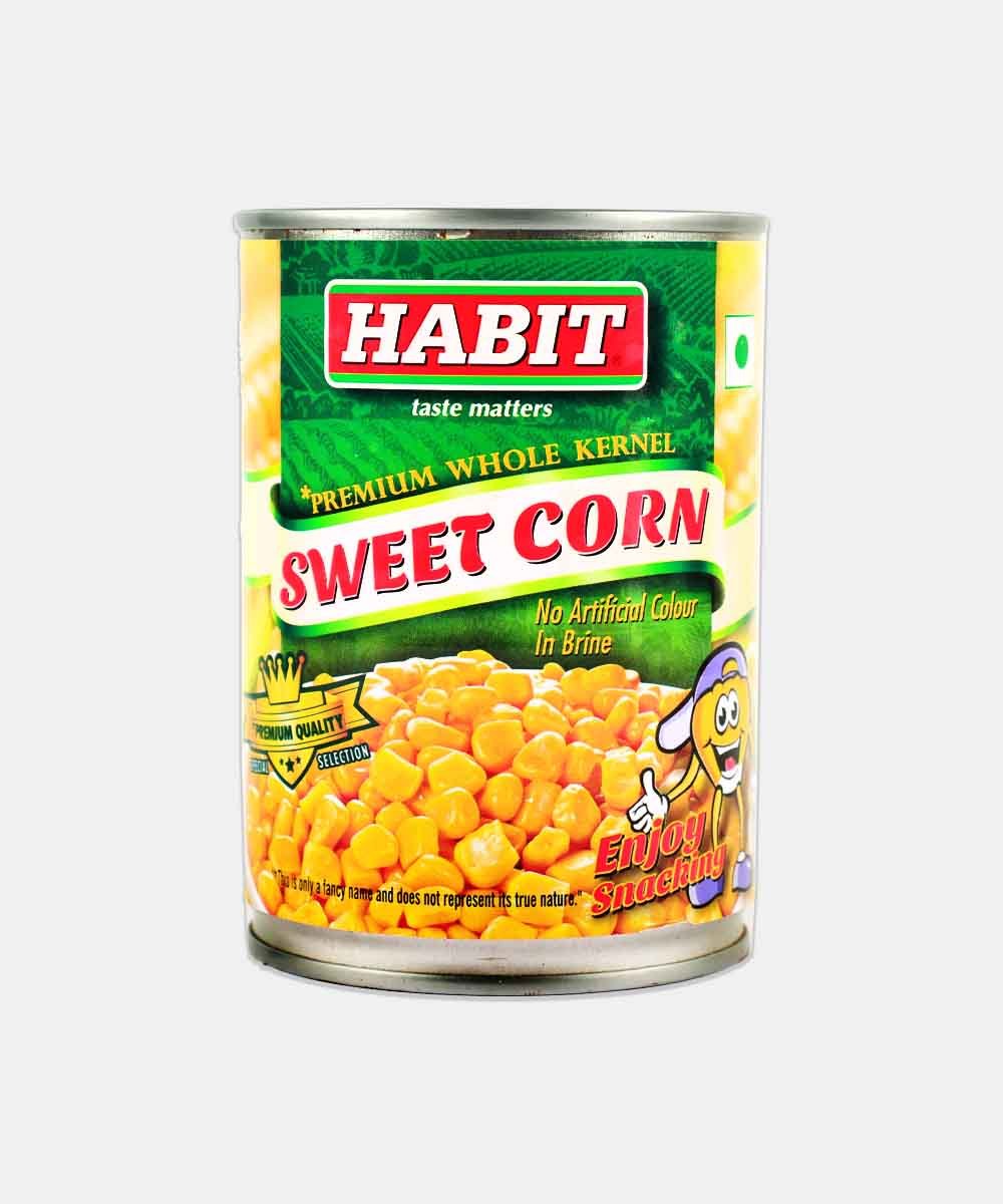 Canned sweet corn